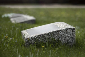 view gravestone grass