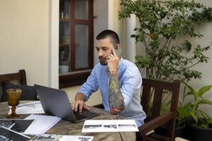 beautiful young tattooed person